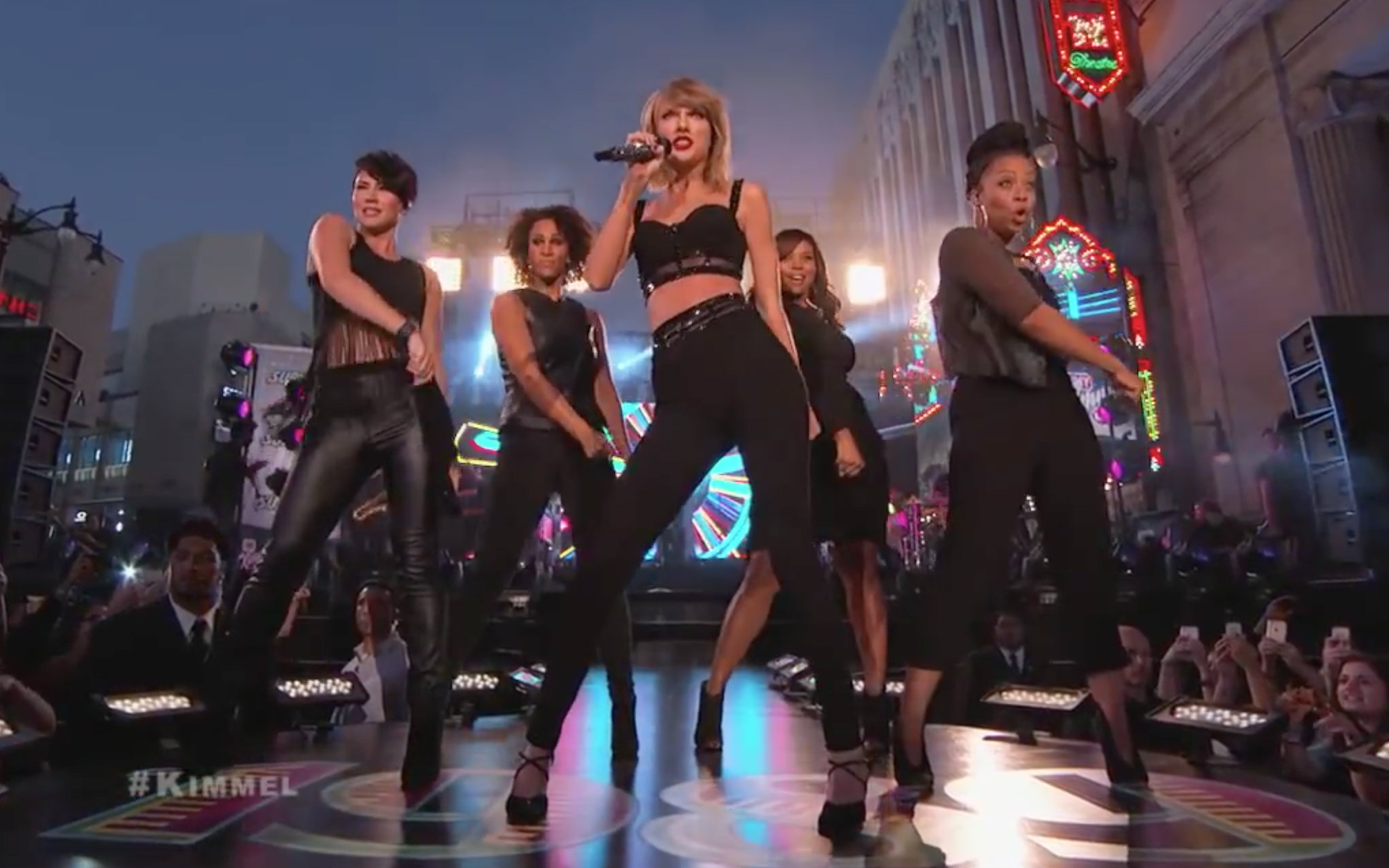 [图]【Taylor Swift】Shake It Off @Jimmy Kimmel Live 霉霉泰勒斯威夫特