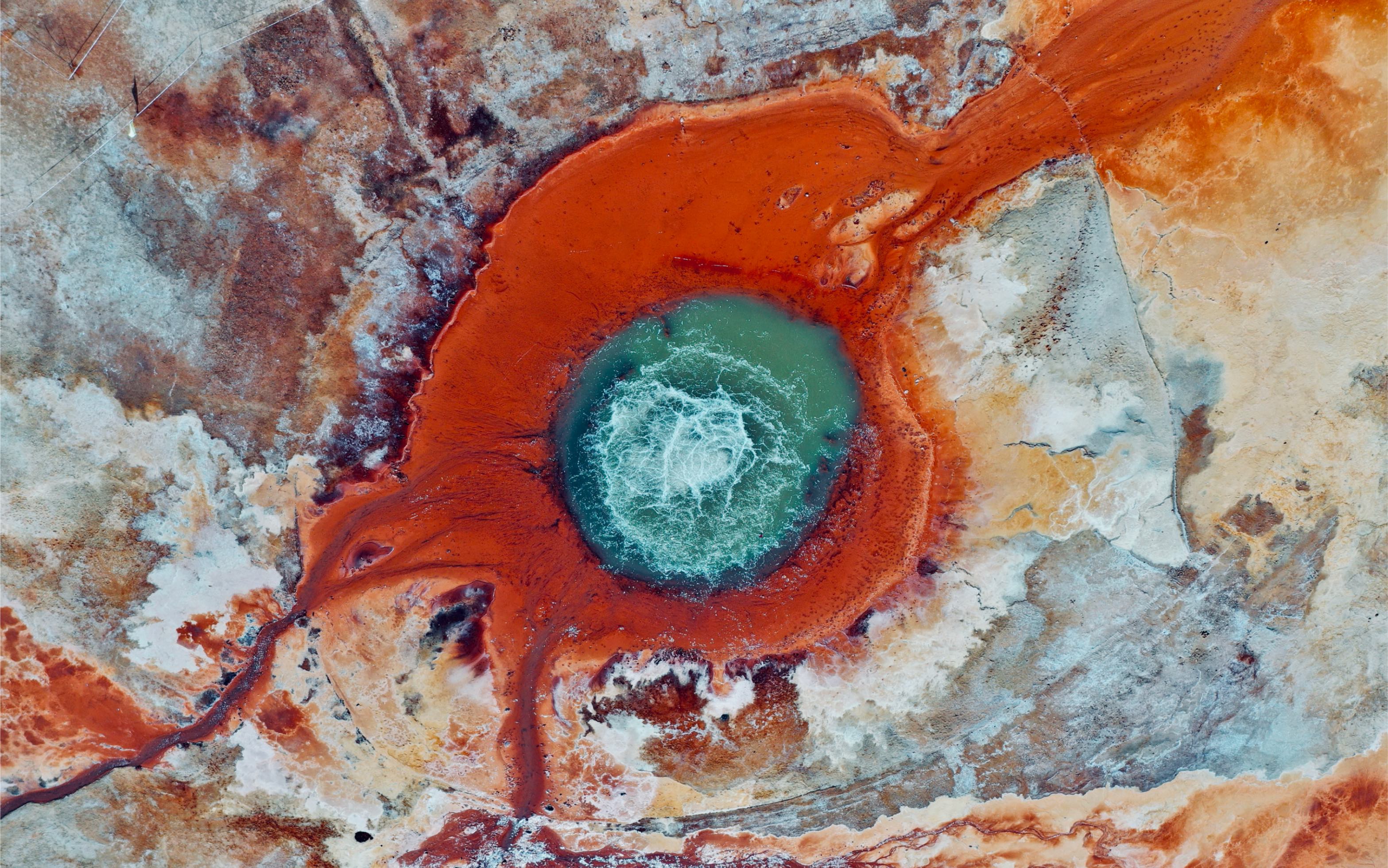 恶魔之眼艾肯泉渣渣航拍