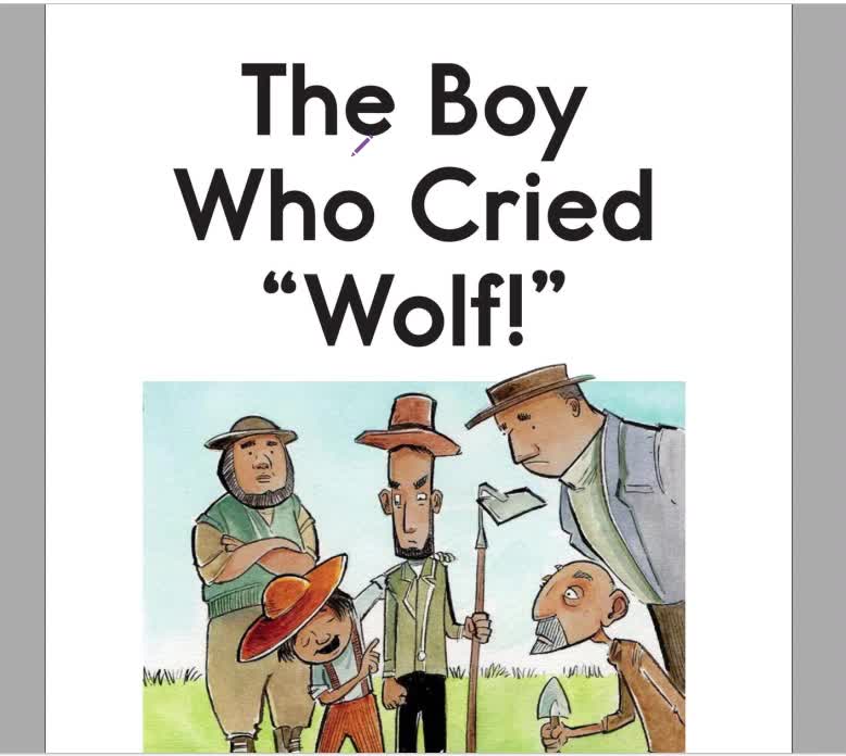 [图]E the boy who cried wolf狼来了