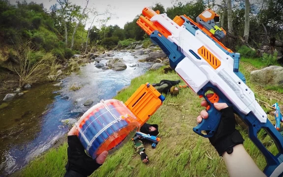 nerf war gun game 3