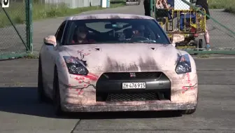 直线加速赛 日产gtr R35 Vs 奔驰amg Gt S 哔哩哔哩 Bilibili