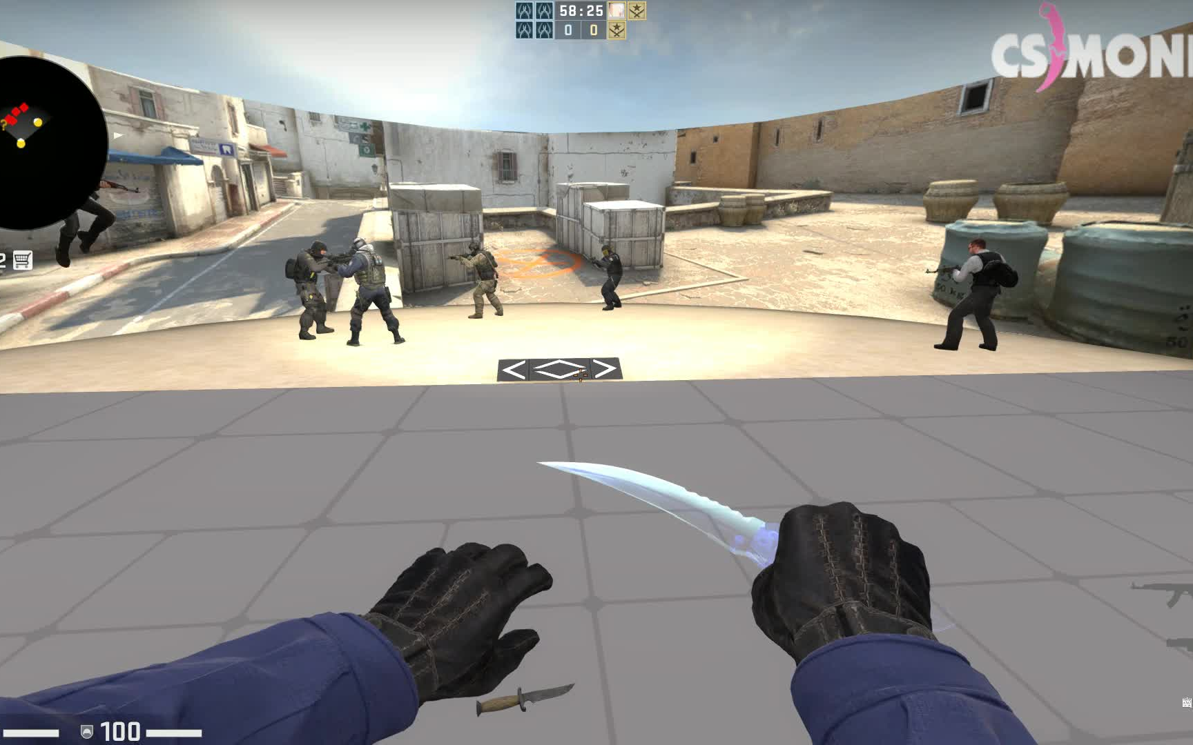 csgo免费体验全部原皮刀.