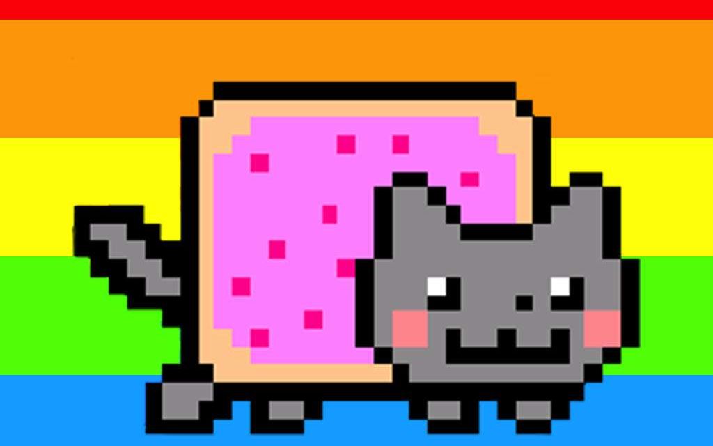 彩虹小猫电脑病毒图片