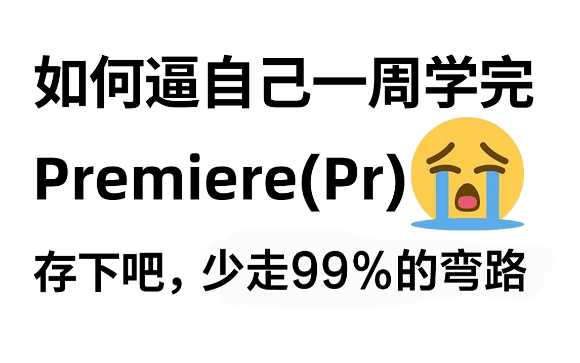 【PR教程】少走99%弯路!北电大佬256小时制作的PR视频剪辑教程,零基础教程,学完即可兼职接单告别盲目自学!PR教程 从零开始学剪辑(新手入门实...