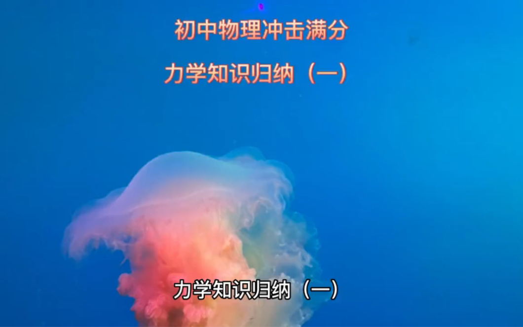 力学知识归纳(一)哔哩哔哩bilibili