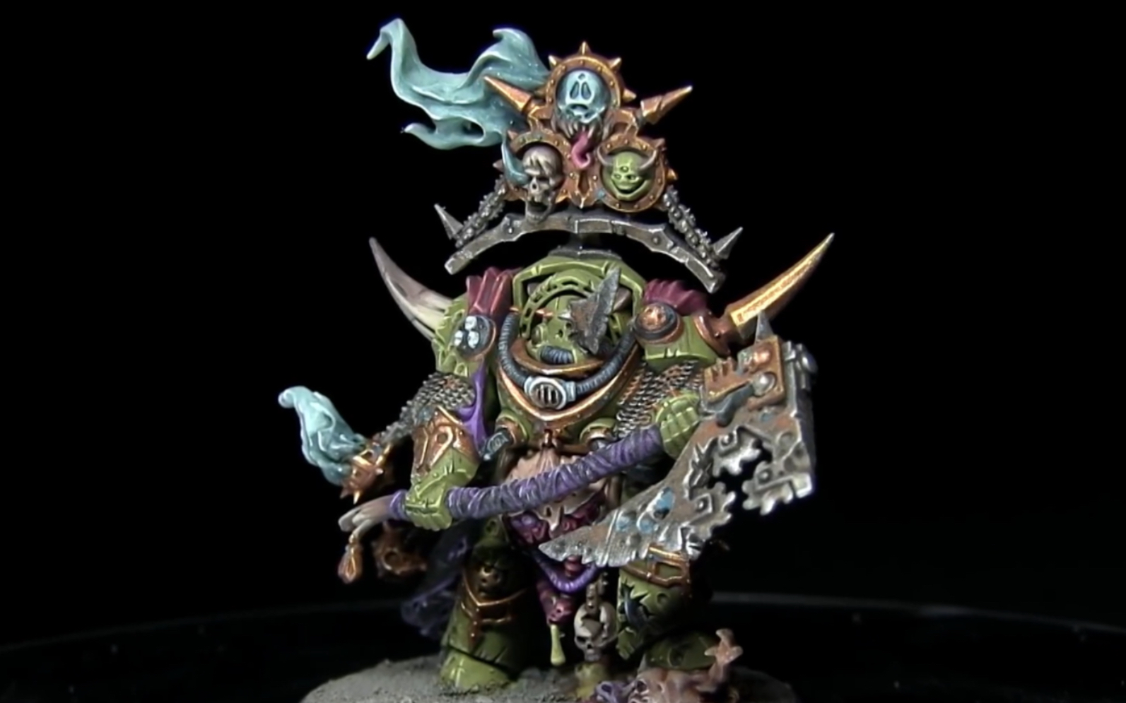 如何笔涂瘟疫领主战锤40k死亡守卫英文字幕The Lord of Contagion  Warhammer 40k Death Guard Tutorial哔哩哔哩bilibili