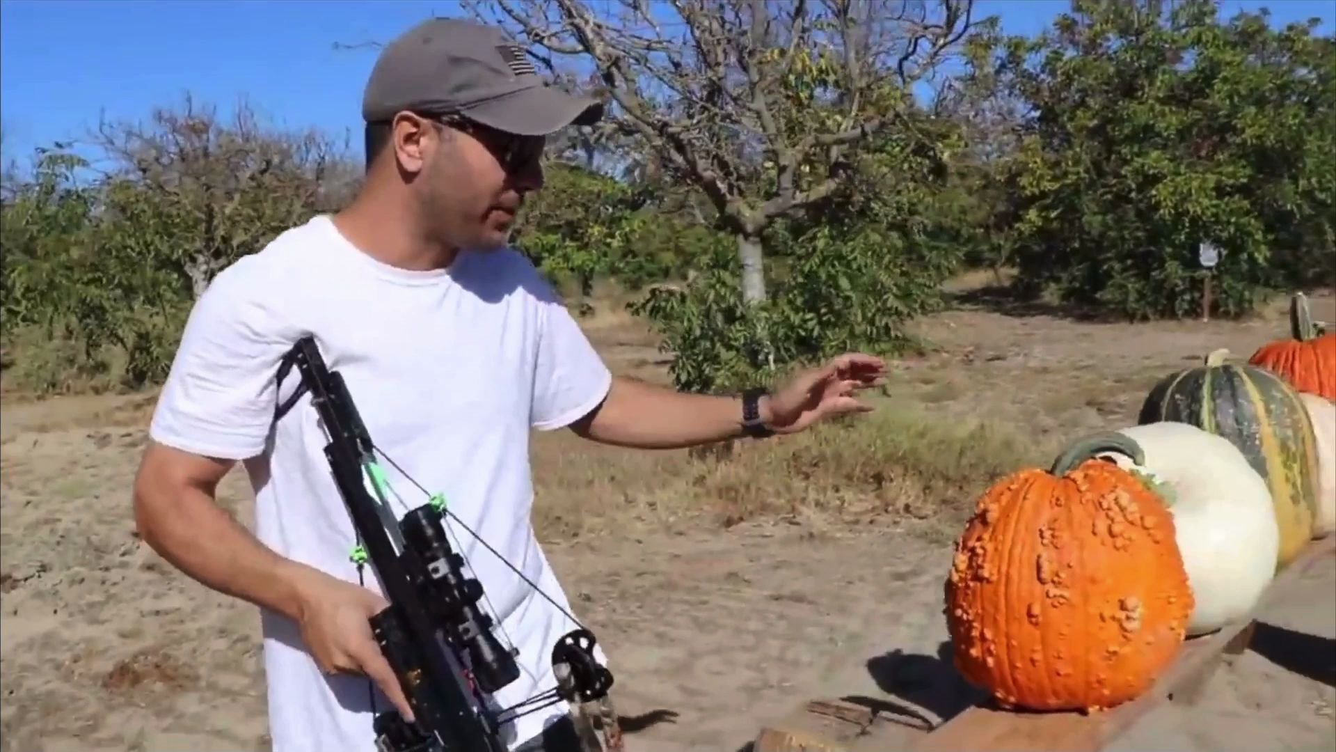 【武器】威力最大的复合弓一次能射穿几个南瓜呢