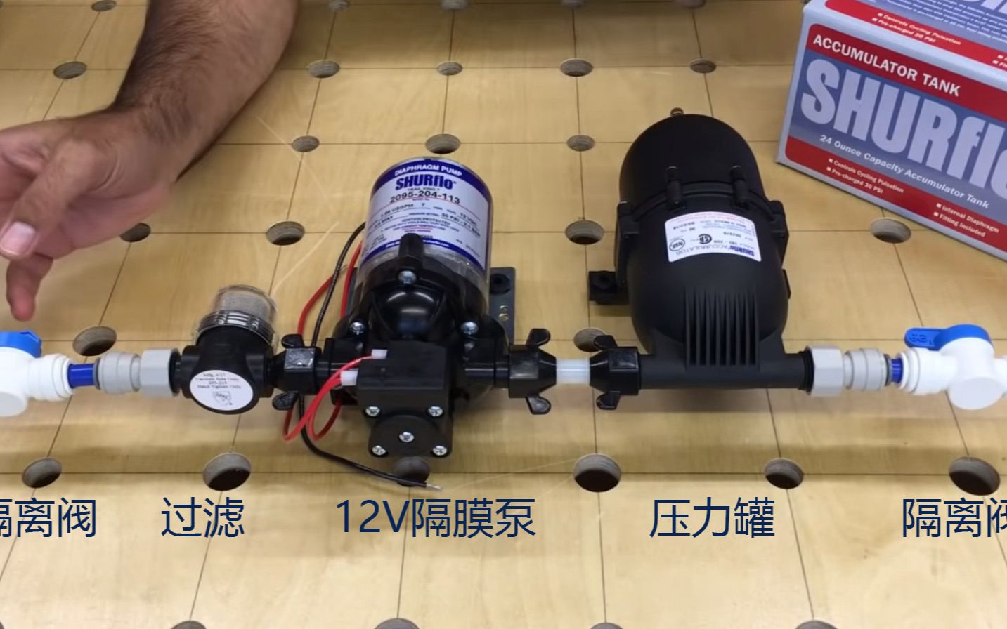 房车饮用水,生活用水的水路水泵系统构建教程_哔哩哔哩_bilibili