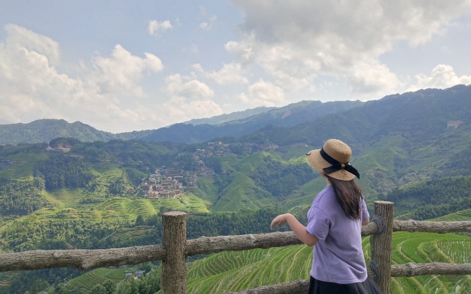 龙脊梯田(金佛顶观景台)_哔哩哔哩 (゜-゜)つロ 干杯~-bilibili