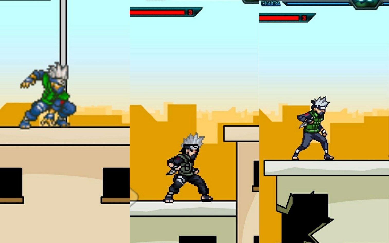 死神vs火影卡卡西各个形态展示