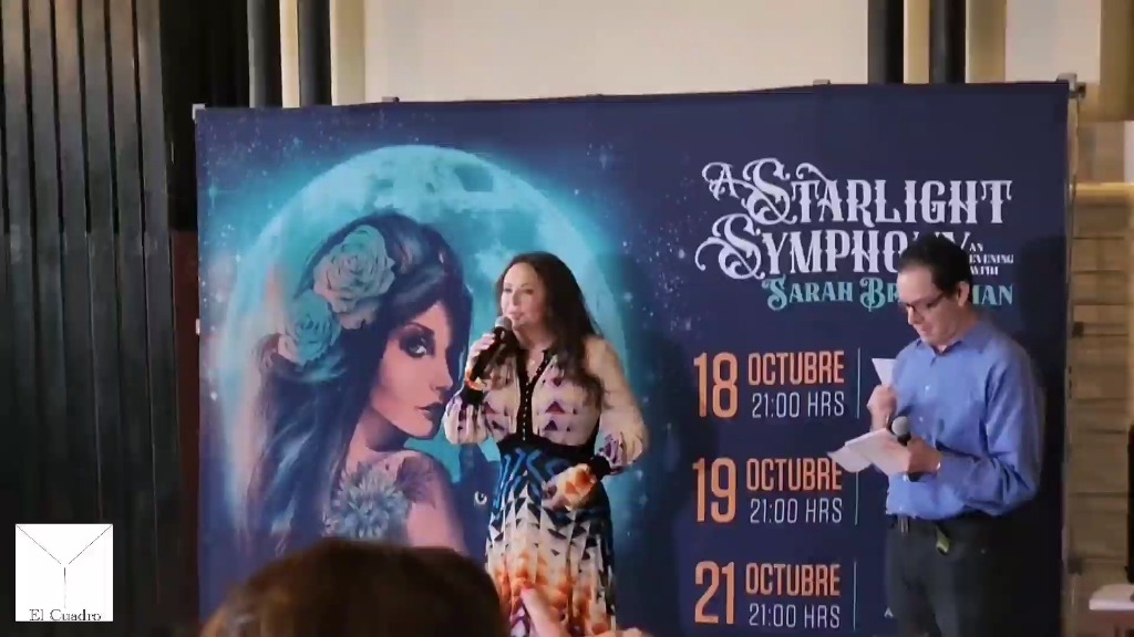 [图]【记者会】Sarah Brightman莎拉布莱曼墨西哥Starlight Symphony星光交响记者会现场