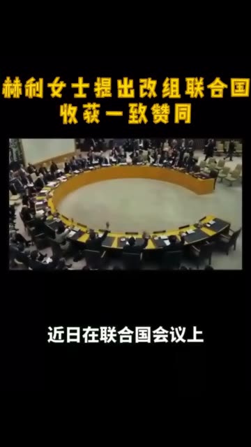 联合国会议上,赫利女士提出改组联合国的发言收获一致赞同. 那么,小伙伴们说到底那些国家该被改组出去呢???哔哩哔哩bilibili