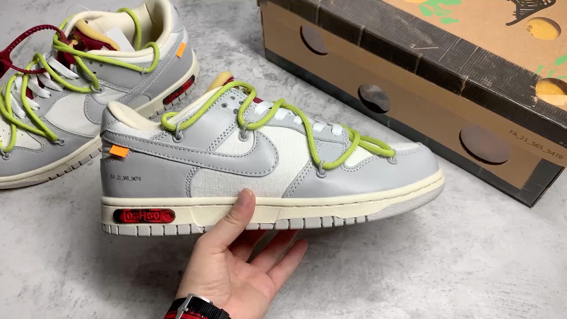 off-white nike dunk low"08 of 50" ow 第08配色