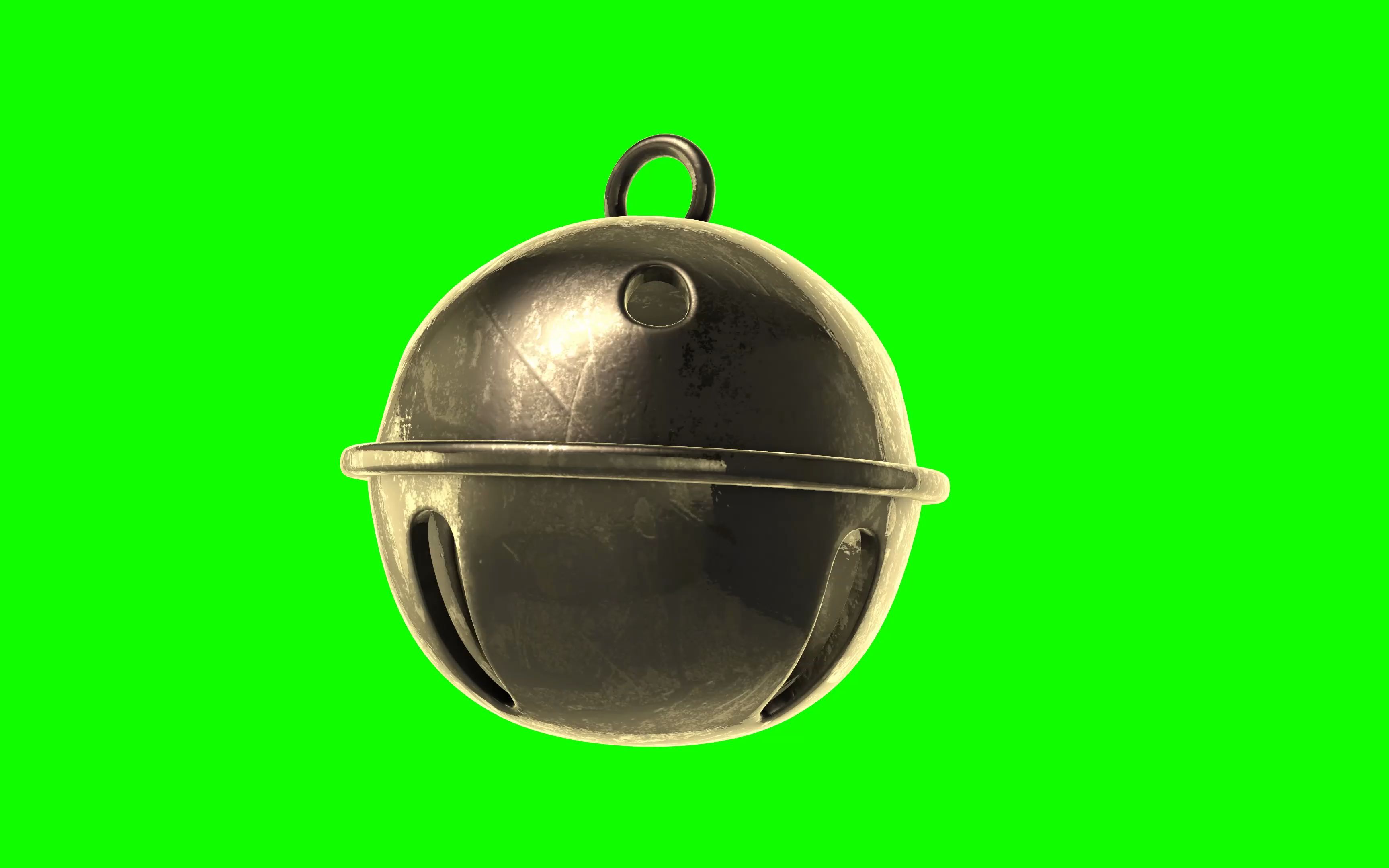 绿幕视频素材铃铛铜钟