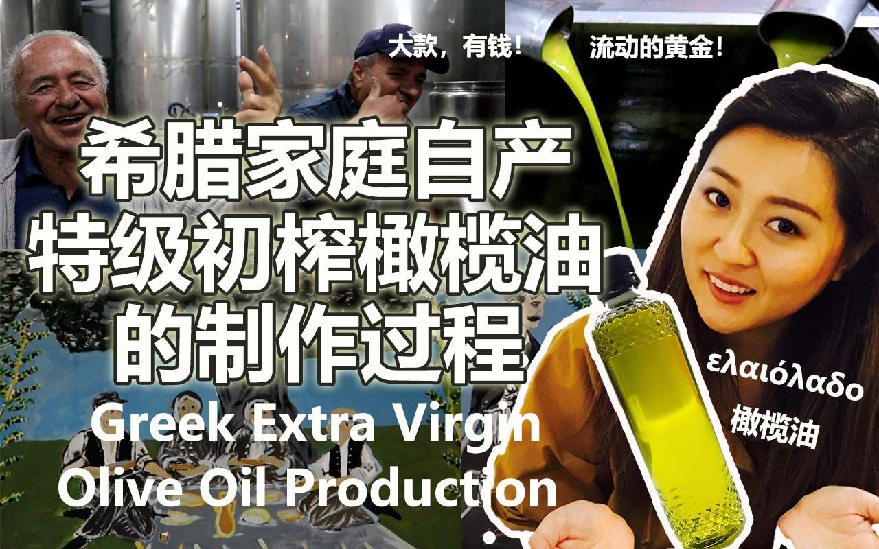 亲手采橄榄榨出顶级初榨橄榄油的全过程▎SELF PICKED OLIVE, EXTRA VIRGIN OLIVE OIL PRODUCTION哔哩哔哩bilibili