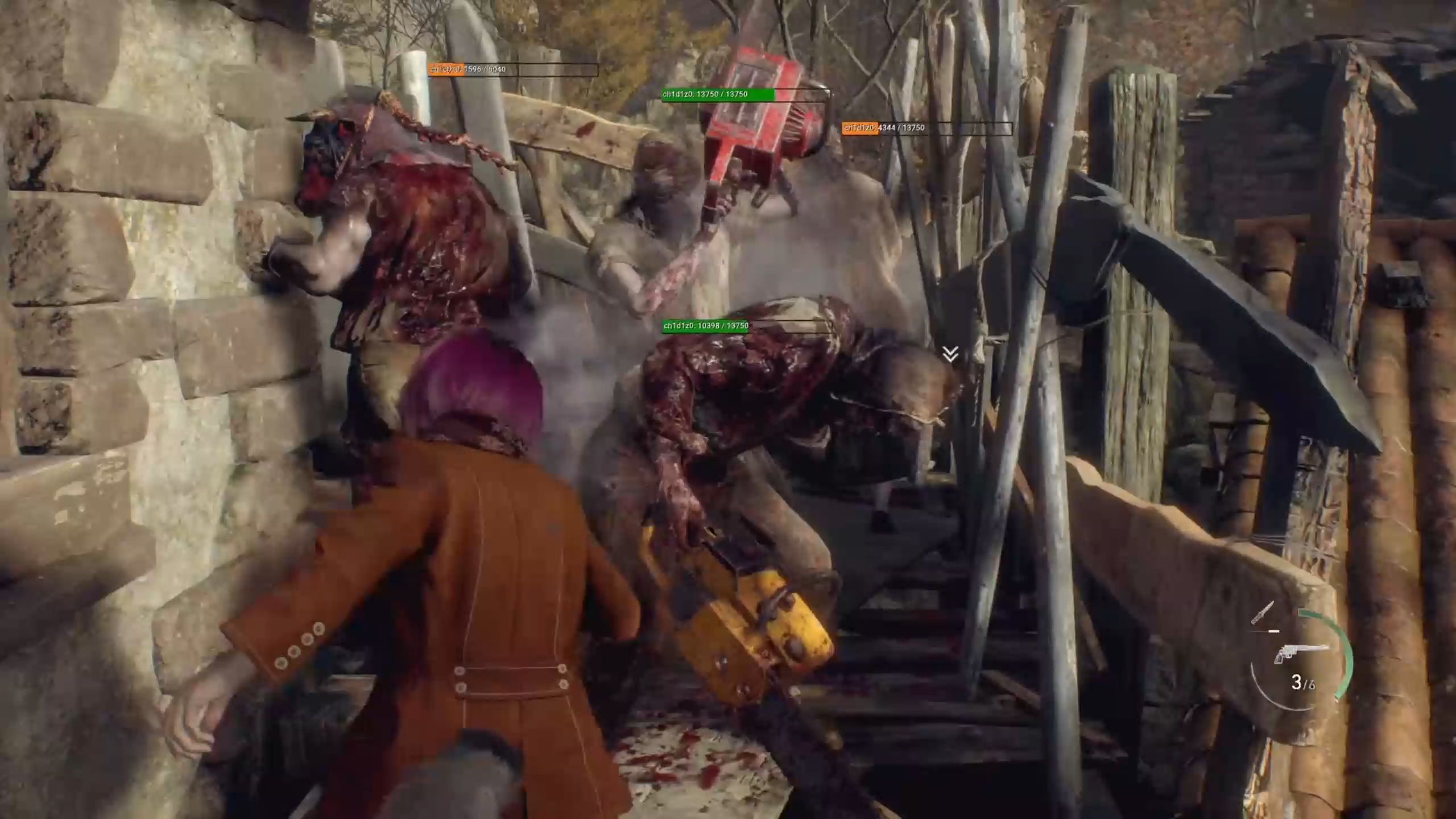 【生化危机4重置版】三倍狂战士 村庄迎新会尝试击杀8个电锯