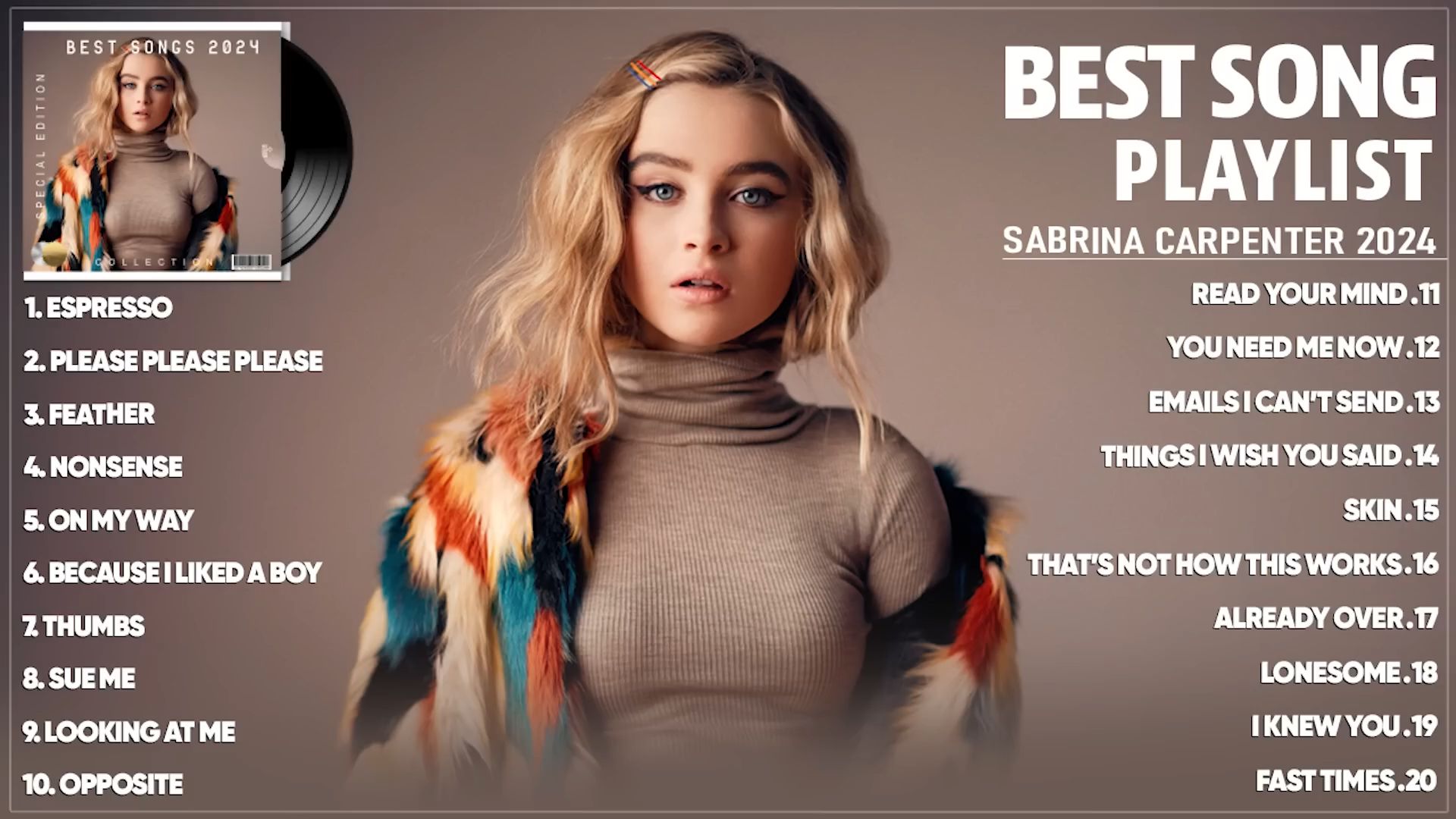 [图]Sabrina Carpenter Best Songs Collection 2024 | Sabrina Carpenter Greatest Hits P