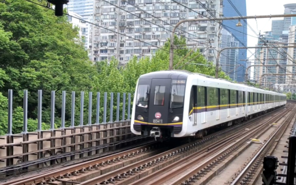 上海地铁 包公341进站