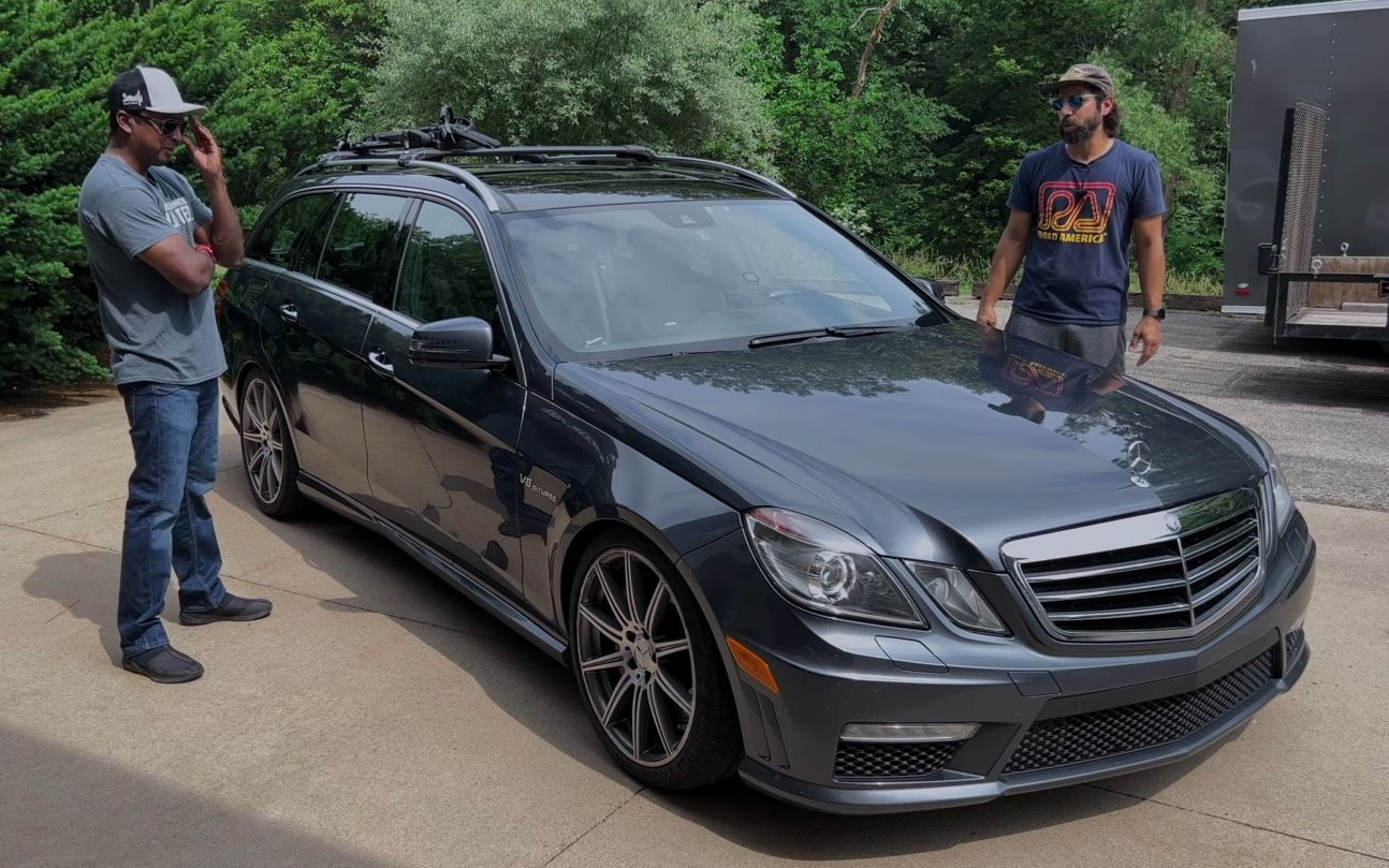 奔驰 w212 s212 e级 e63 amg 旅行车 测评(机翻字幕敬请谅解) wagon