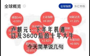 卢麒元： 3600点十年大牛起点（仅用为个人学习，代表个人建议）