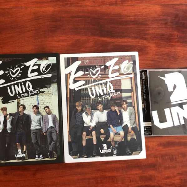 UNIQ】 EOEO韩专中专Falling In Love 出道ep日版CD DVD uniq王一博李汶