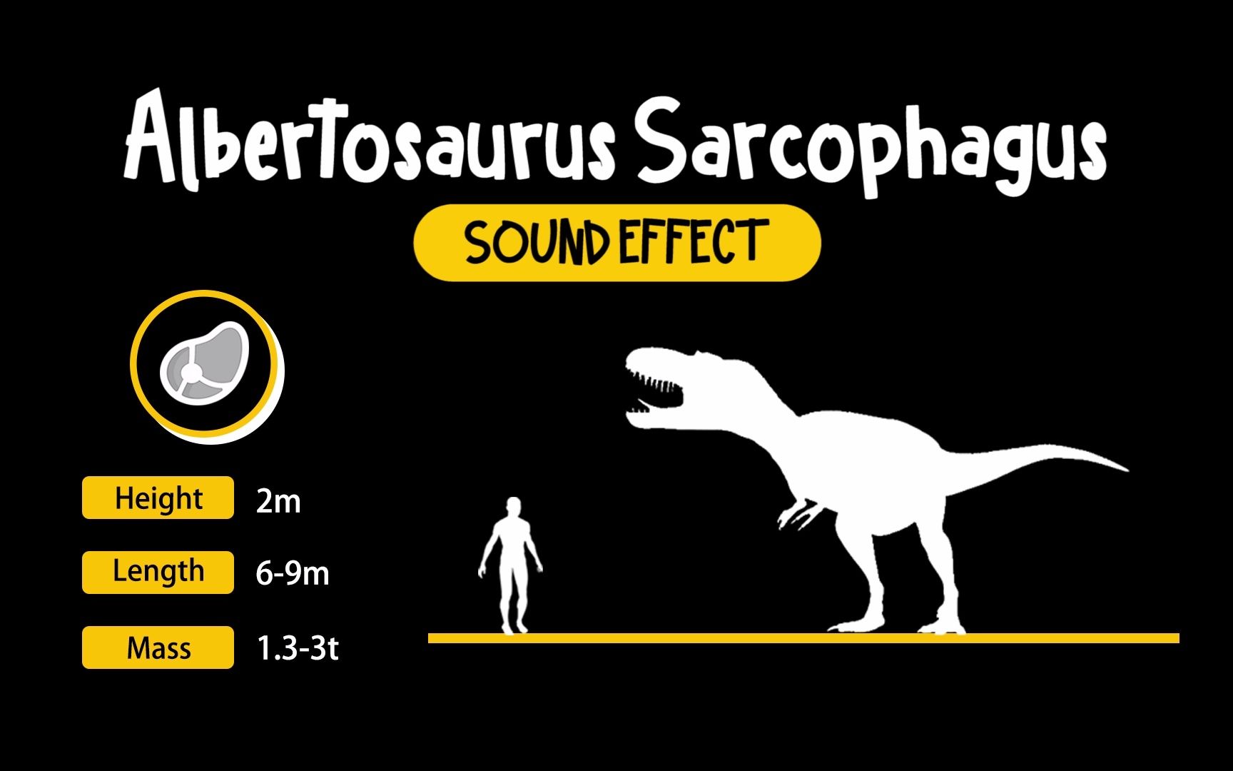 艾伯塔龙阿尔伯塔龙亚伯托龙恐龙吼叫叫声动物音效hq