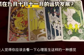 Download Video: 【塔罗】阿紫在九月十月十一月的运势发展？