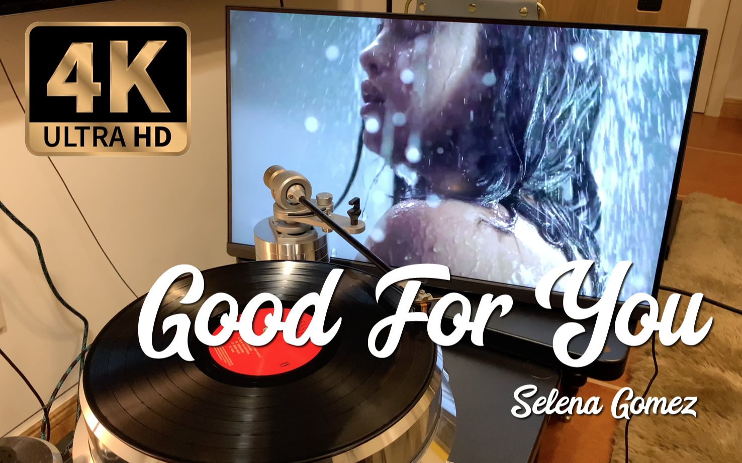 [图]【4K_唱片试听】Selena Gomez “Good For You” 黑胶唱片欣赏（中英文歌词）