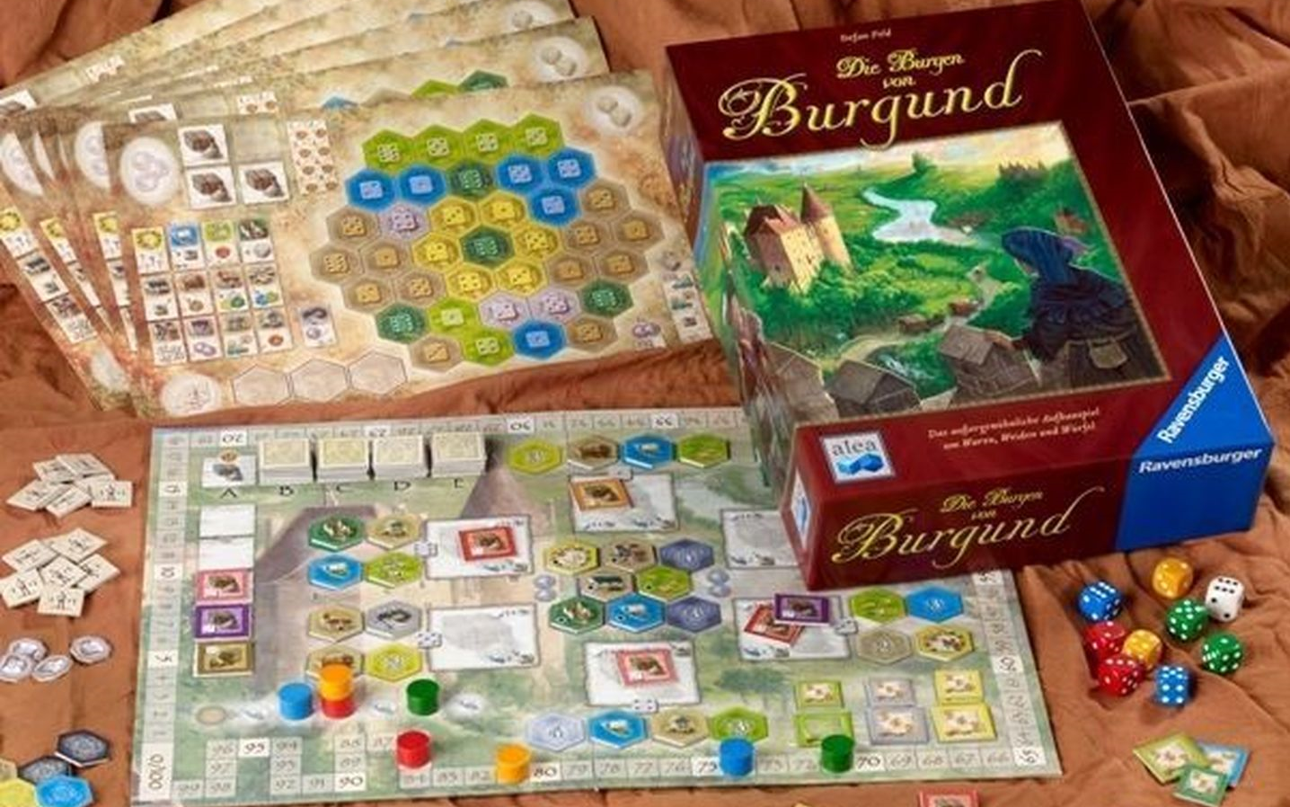 【superduck 桌游推荐】 勃艮第城堡 the castles of burgundy