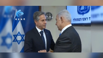 美国国务卿布林肯抵达以色列,并对以色列展开友好访问