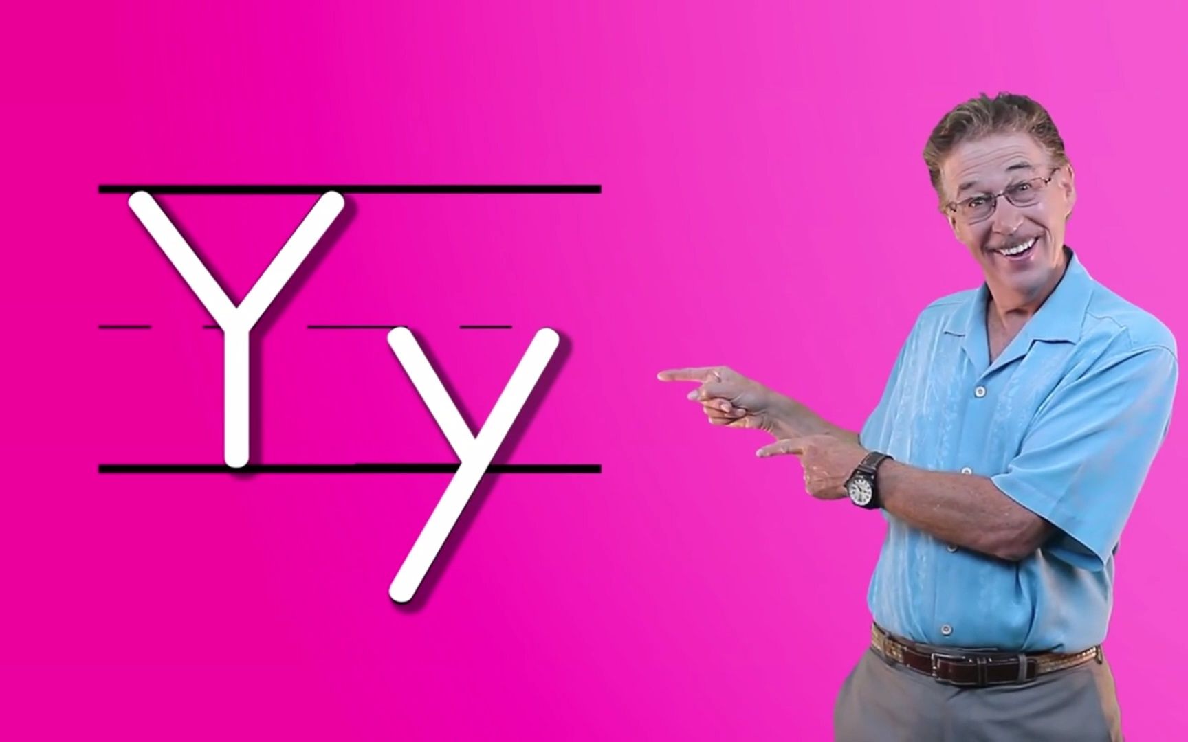 【rap大叔自然拼读26个字母】learn the letter y (vowel) _ lets