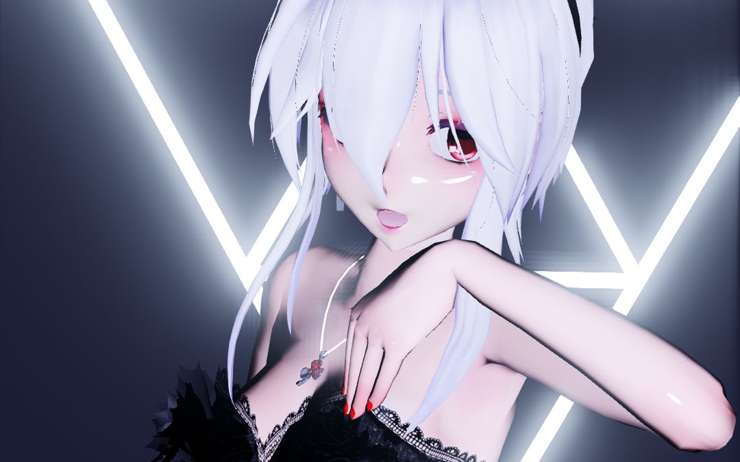 竖屏弱音mmd今天的弱音小姐也是那么美丽动人呀