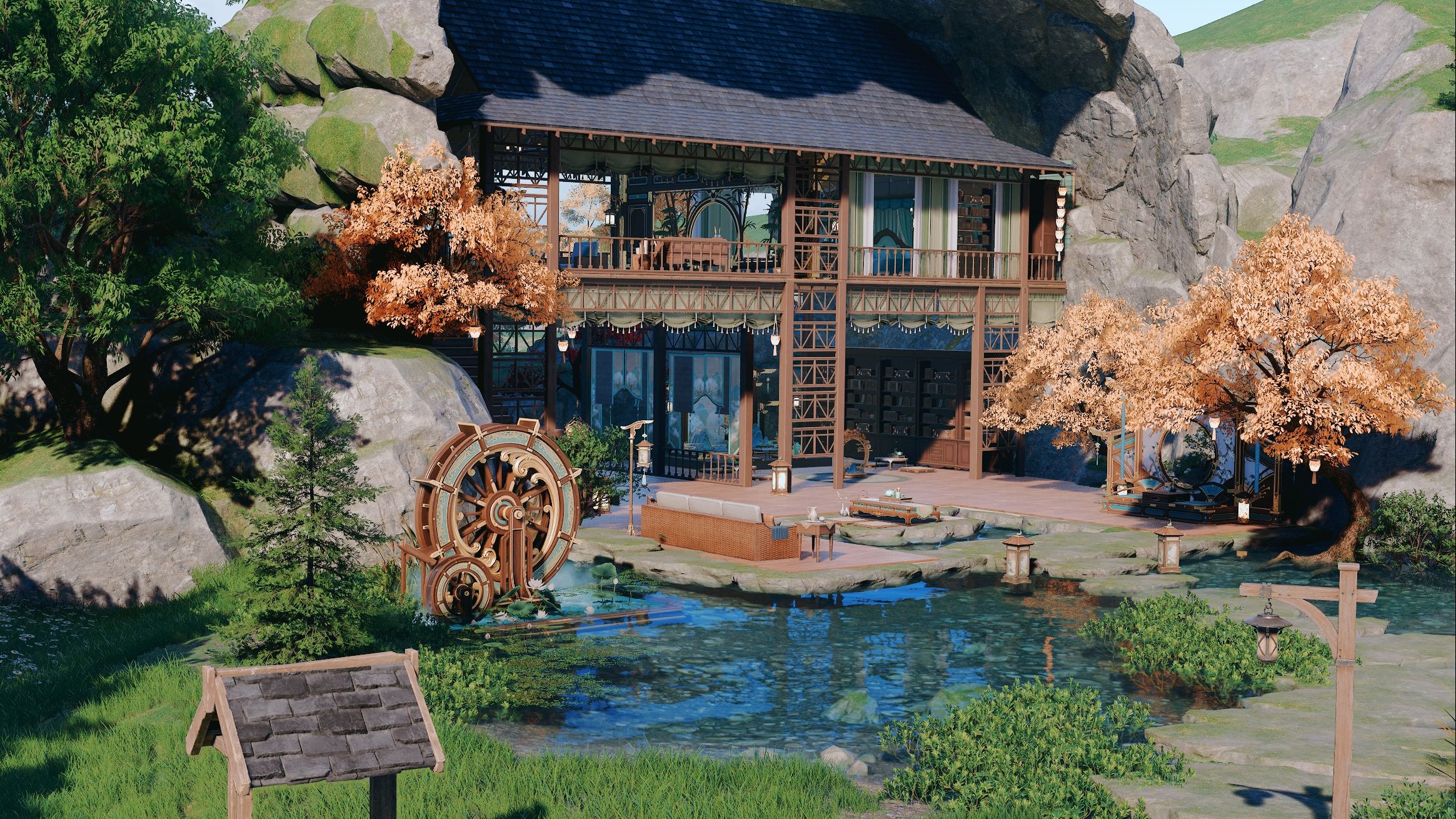 暖暖家园【忘忧阁】古风家园