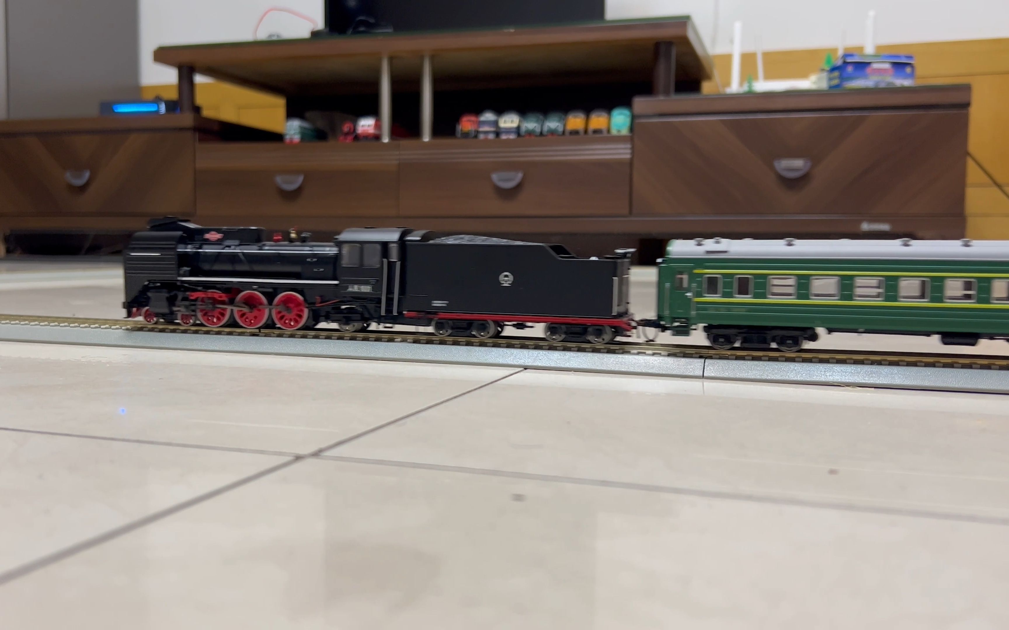 ho比例火车模型小运转,原声