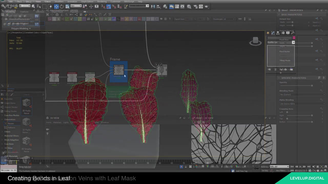 Substance Designer树叶植物纹理贴图制作视频教程哔哩哔哩bilibili