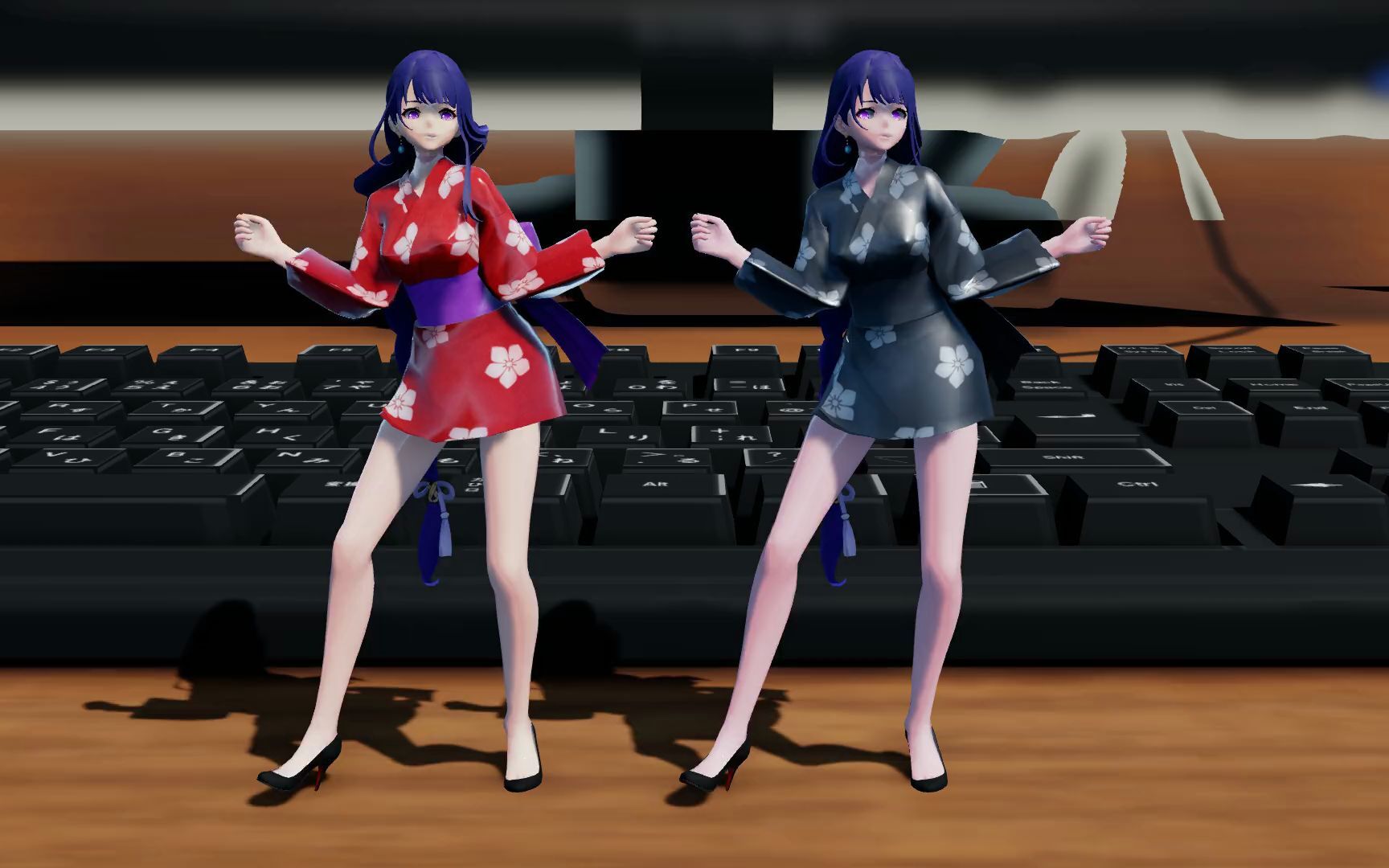 原神 #荒夢藏虞淵 #雷電將軍 【原神·3d·mmd·影】老司機帶帶我