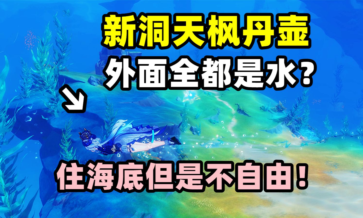 【原神】为什么新洞天这么小?自由游泳变洋流?