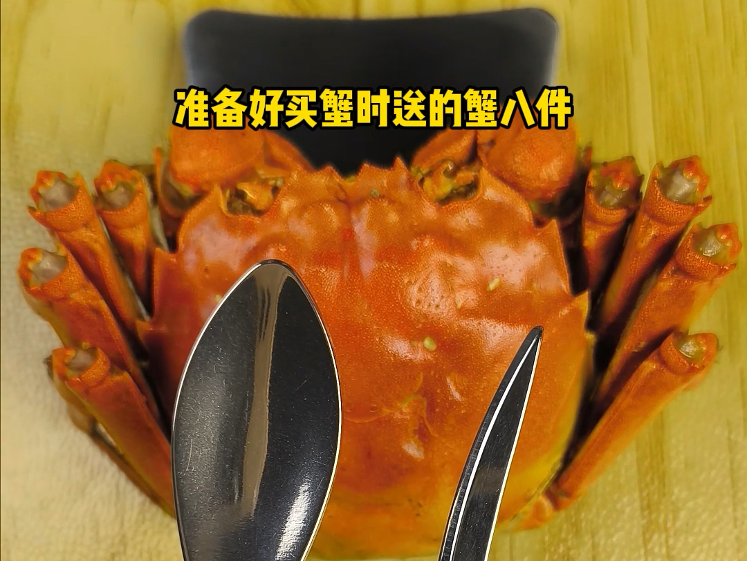 你们一直在找的详细吃蟹方法来啦#大闸蟹 #螃蟹 #蟹八件