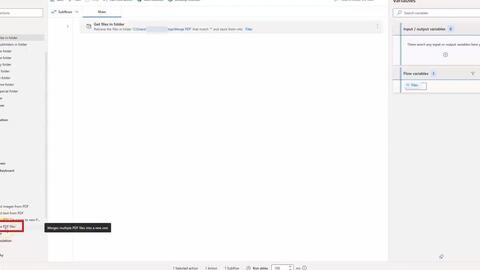How to Merge and Split PDF Files in Microsoft Power Automate for Desktop
