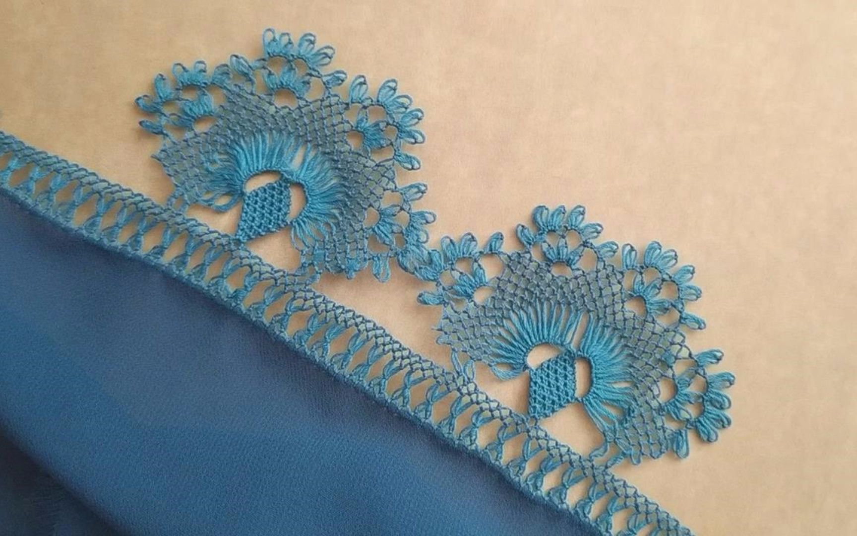 手工缝纫教程,细线花边的缝制方法!