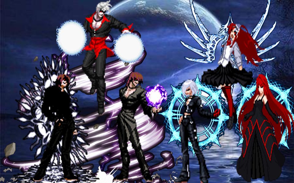 【mugen】:元素八神vs八神秋叶