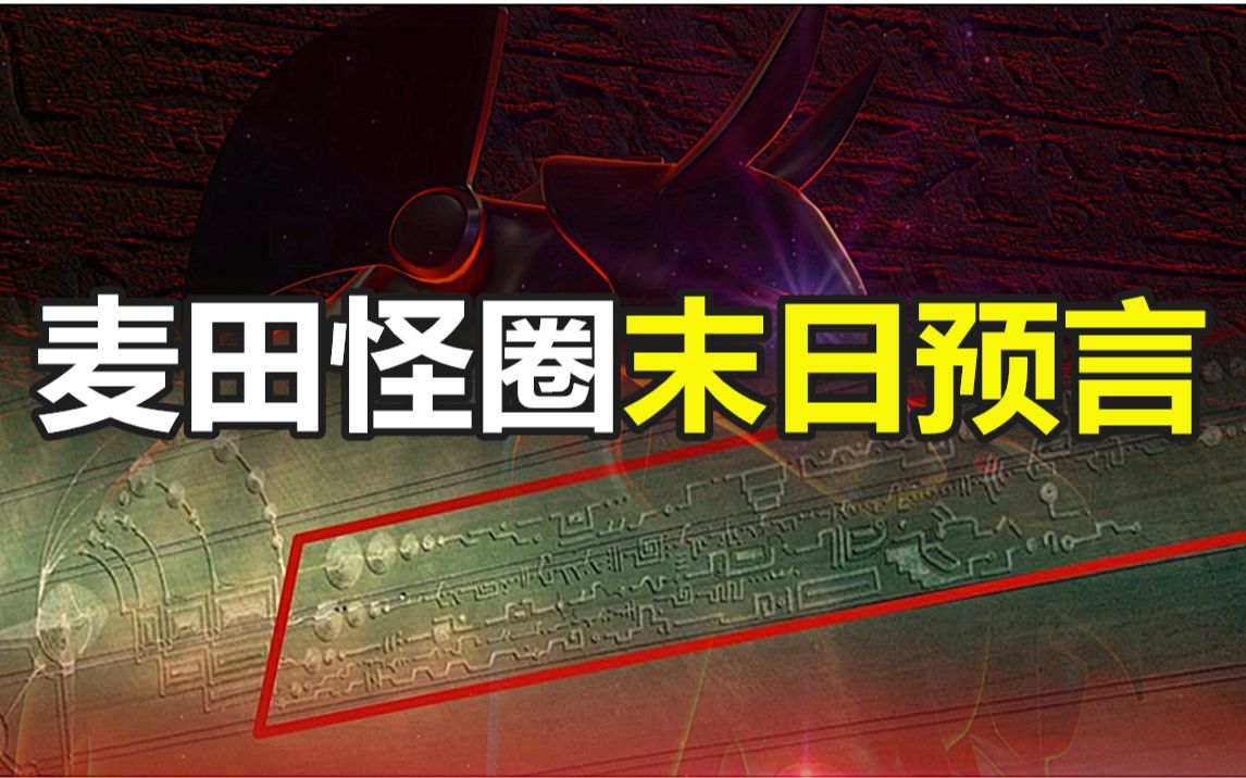 [图]麦田怪圈惊现象形文字，这些神秘图案竟是留给我们的末日预言？【环球异事】