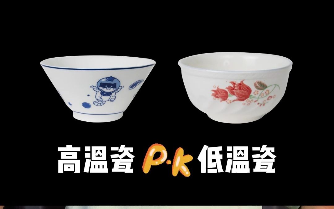 高温瓷 pk 低温瓷,你觉得哪种瓷更具有性价比?哔哩哔哩bilibili