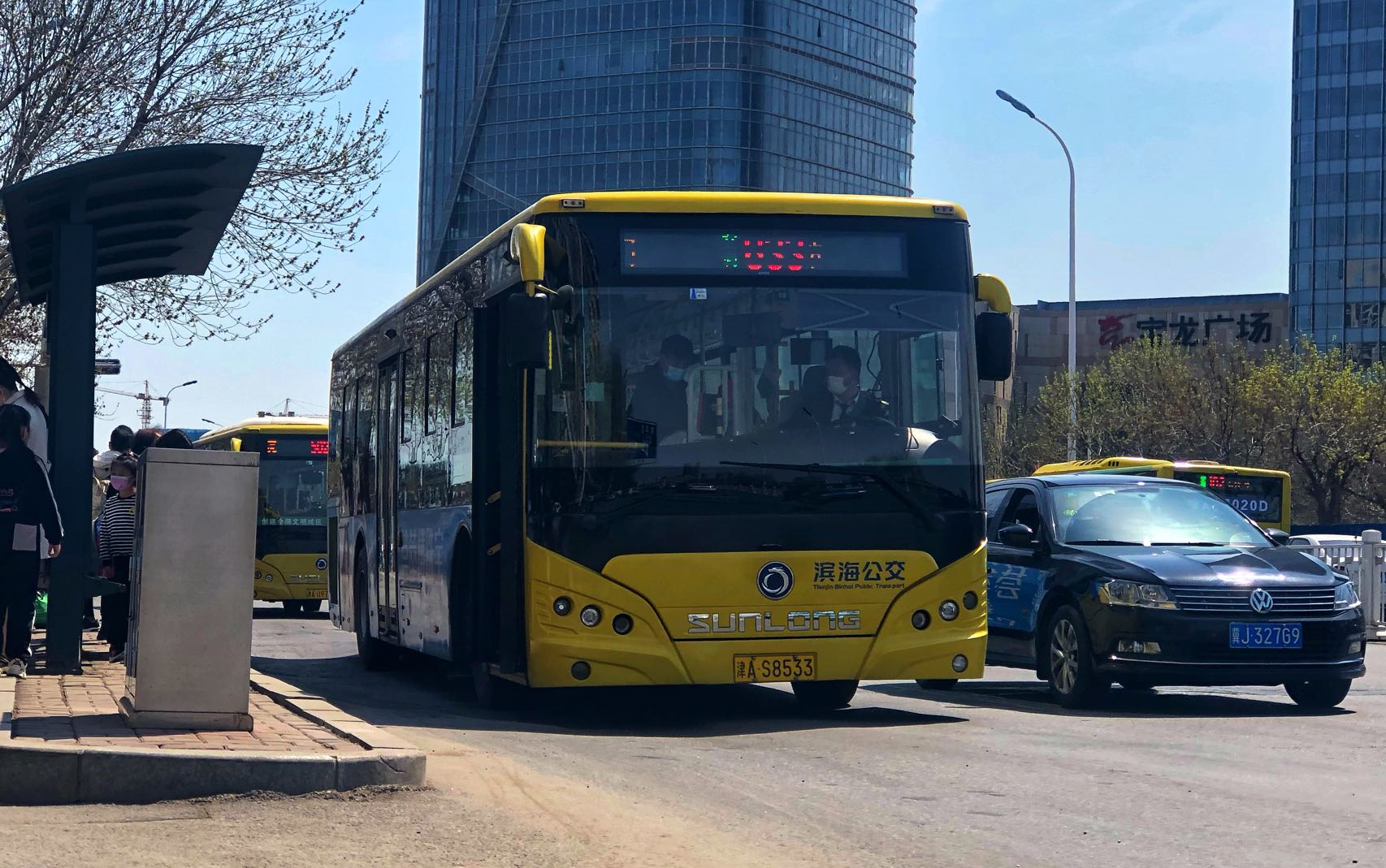 [4k] 天津滨海公交833路 申龙松正三代