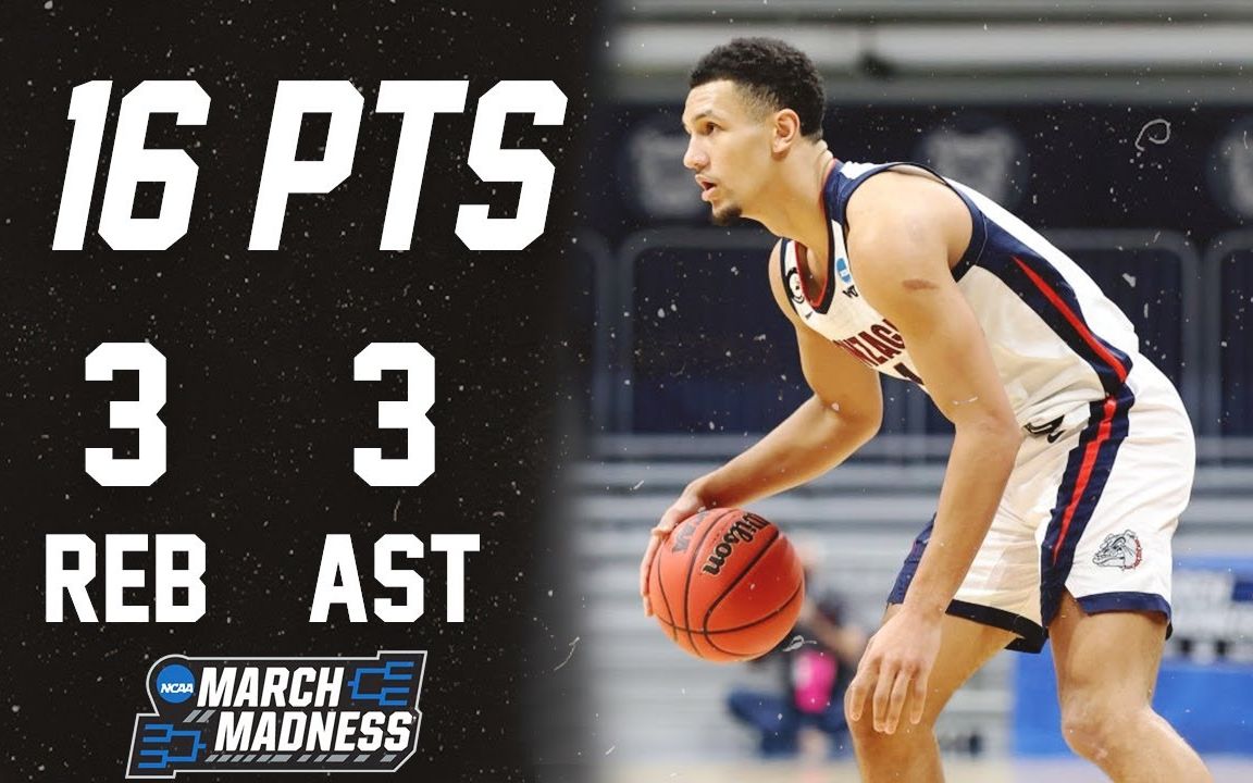 冈萨加新人jalensuggs对阵俄克拉荷马大学16分