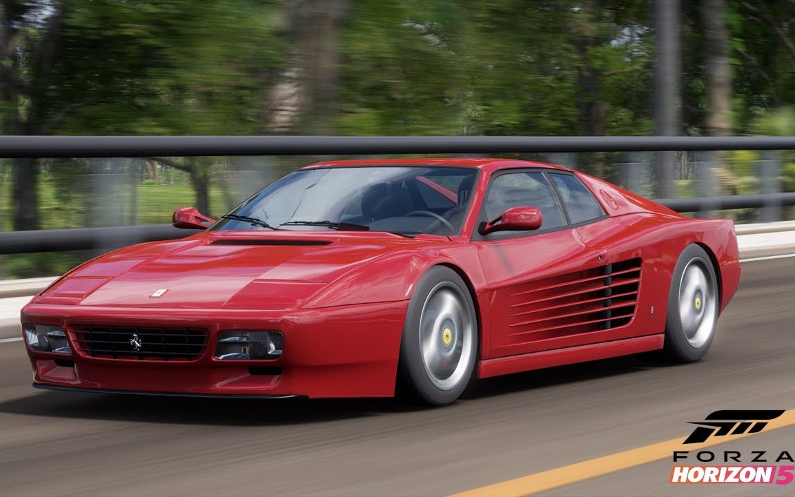 极限竞速地平线5新车抢先试驾法拉利512tr特斯塔罗萨
