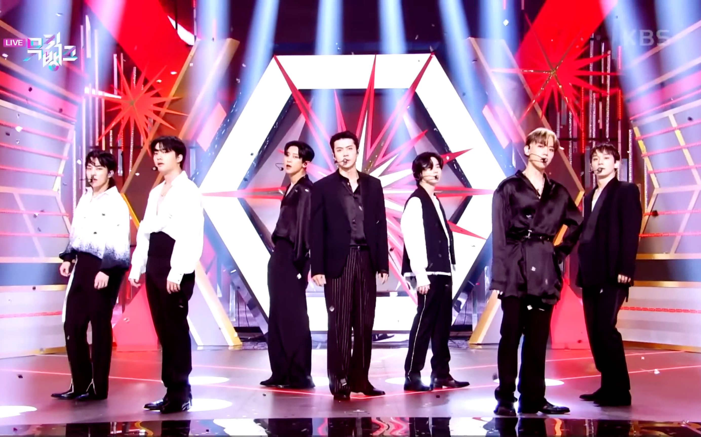 exo《cream soda》音乐银行打歌舞台!