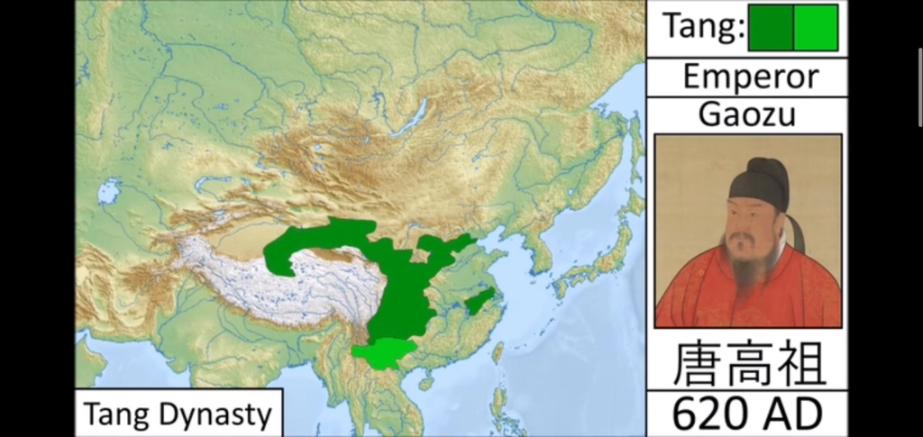 [图]唐朝每年地图进化史（每年）