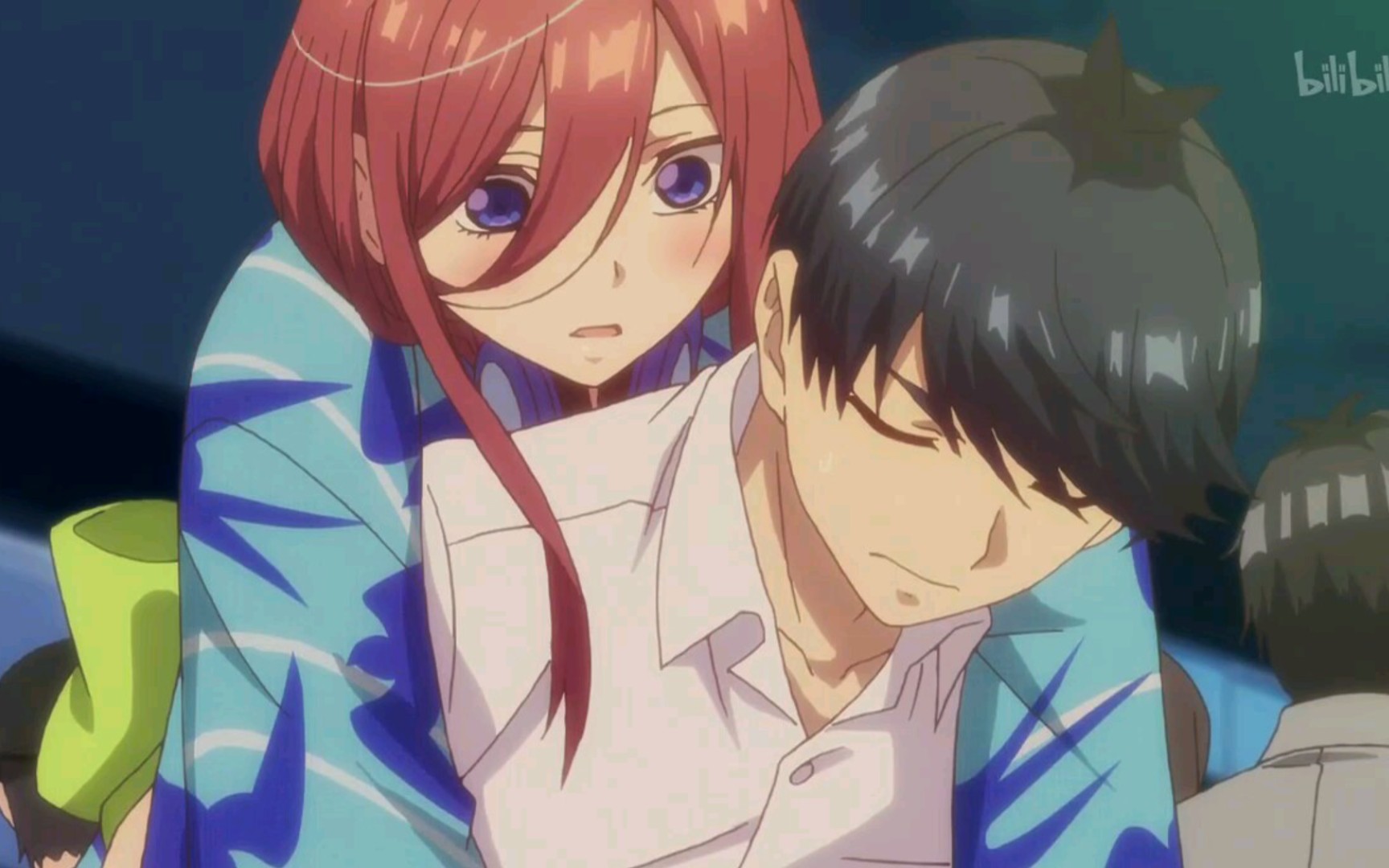 "三玖,我回来了""风太郎,欢迎回家"