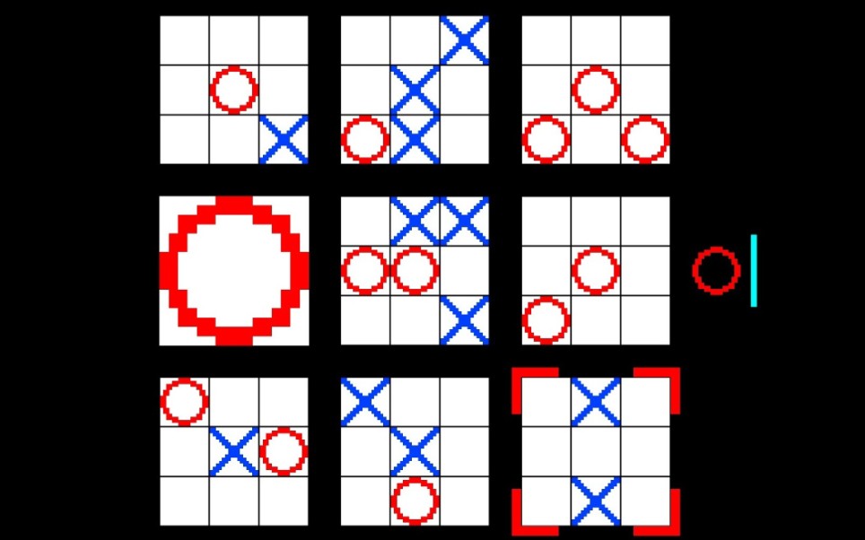 [图]某UP用Scratch编了个复合井字棋 第一期